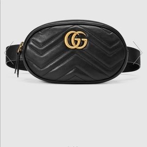GG Marmont matelassé leather belt bag